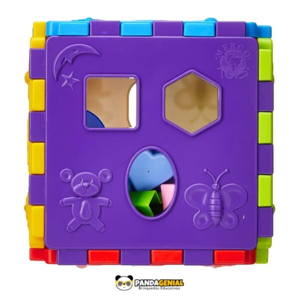 Cubo Didático com Formas para Encaixar - Imagem 6
